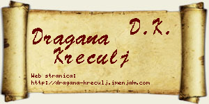 Dragana Kreculj vizit kartica